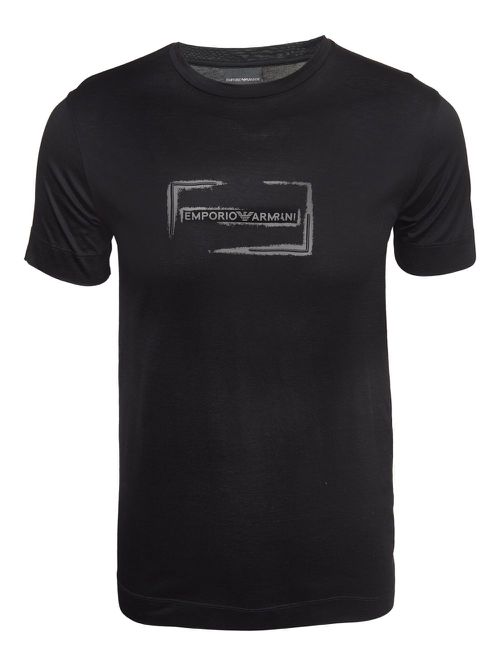 Logo-print T-shirt - Black