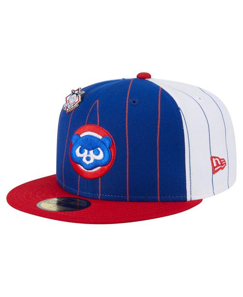 Men's Royal Chicago Cubs Pinstripe 59FIFTY Fitted Hat - Royal