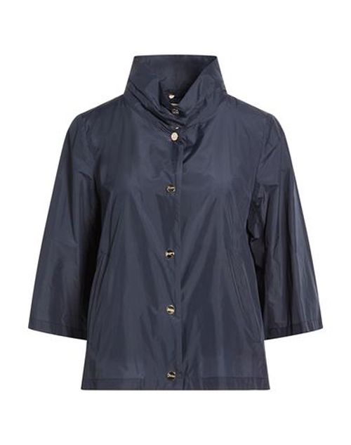 Globe Woman Overcoat & Trench Coat Navy Size 10 Polyester