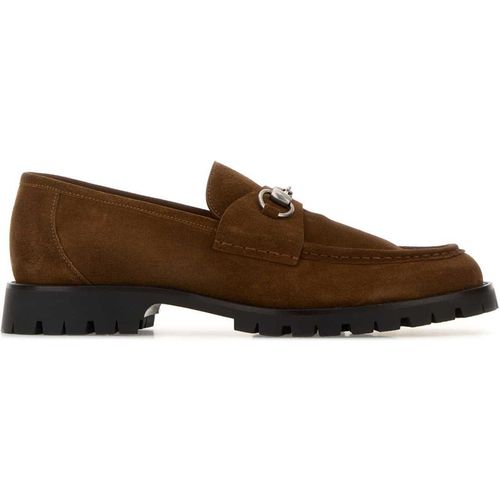 Gucci Brown Suede Loafer