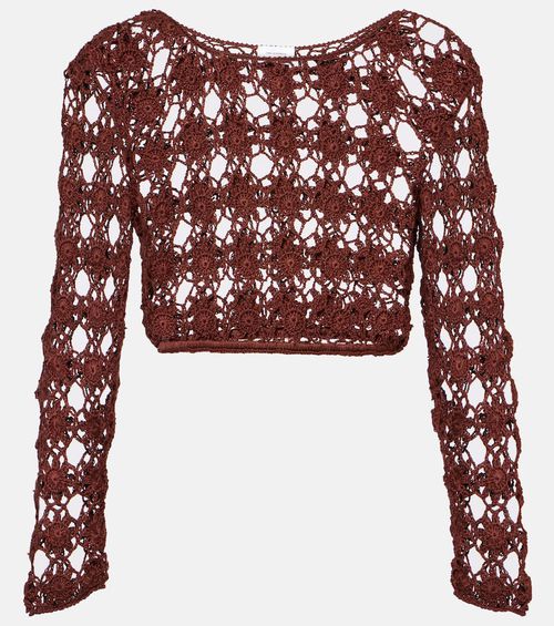 Bella crochet cotton crop top