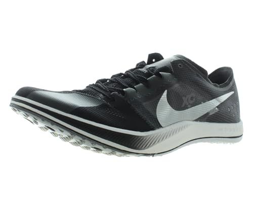 Nike ZoomX Dragonfly XC Cross-Country Spikes (DX7992-001, Black/Dark Smoke Grey/White/Metallic Silver)