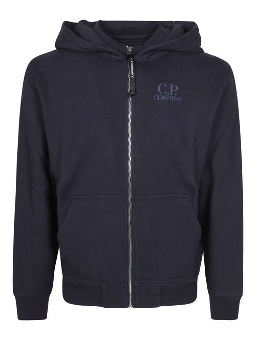 Logo-detail Zip-up Hoodie