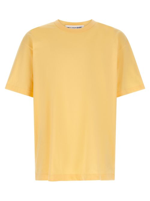 Orange Logo Print T-shirt