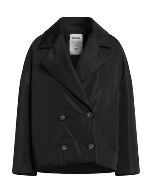 Woman Coat Black Size L Polyester