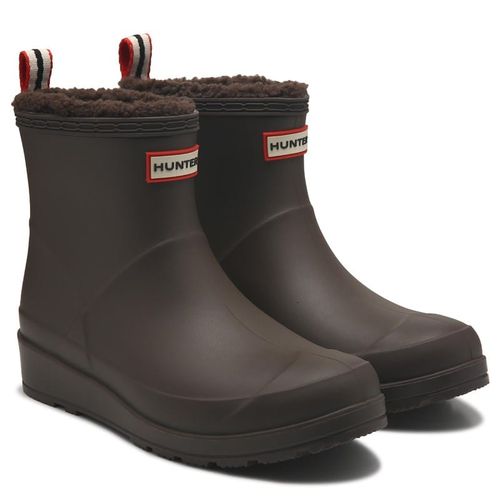 Women's Theezy Lined Waterproof Rain Boots (Dark Brown)