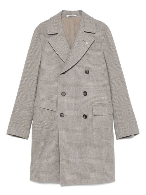 Tagliatore double-breasted coat - Grey