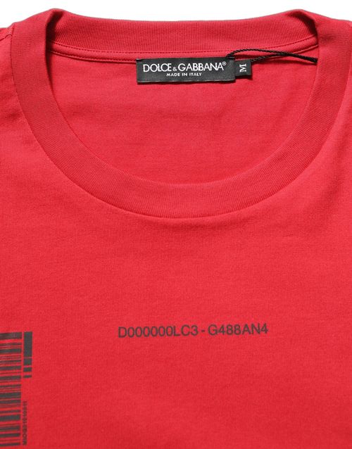 Cotton Graphic Print T-Shirt — Red
