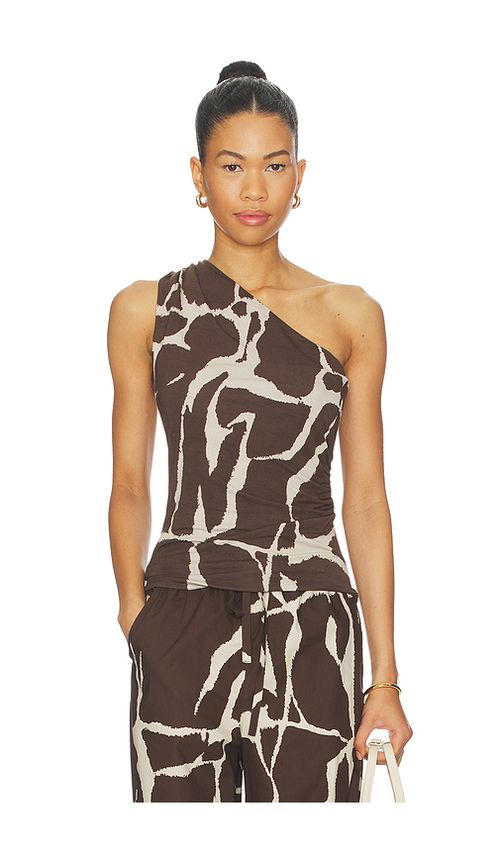 Rails Dorothy Top in Brown,Cream. M. Also in L, S