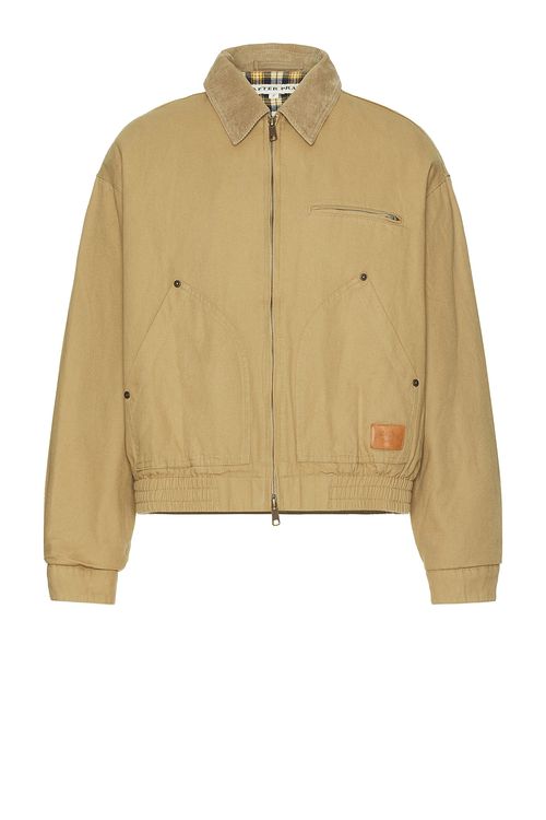 After Pray Neo Washed Work Blouson in Brown