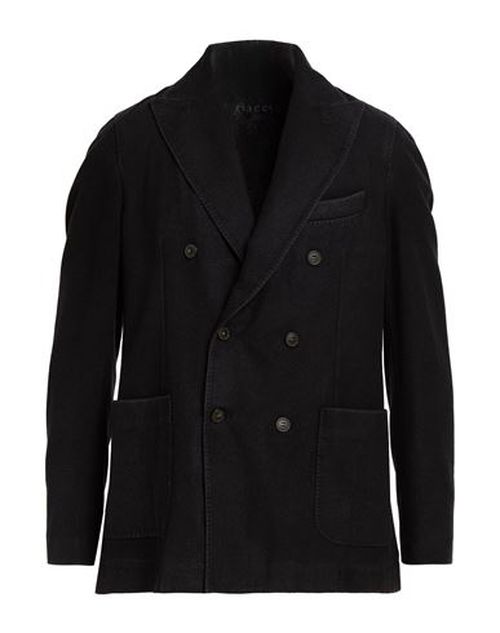 Man Blazer Charcoal Size 36 Virgin Wool, Polyamide