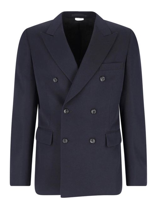 Double-breasted blazer in virgin wool