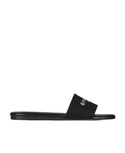 4G flat mules in canvas
