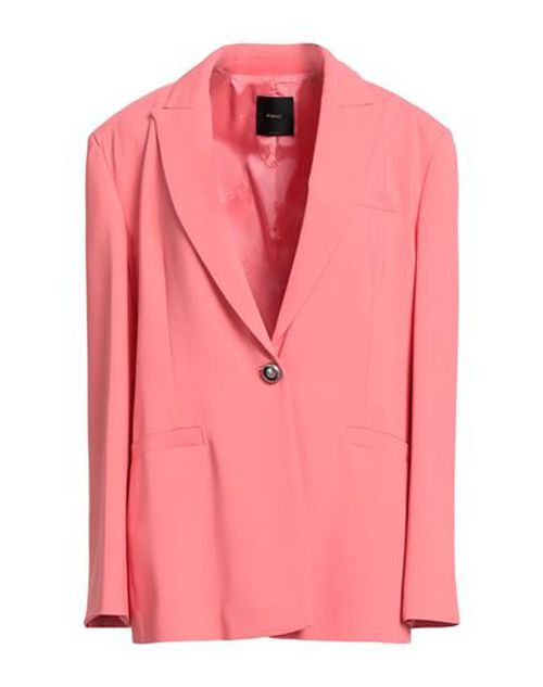 Woman Blazer Coral Size 6 Viscose, Elastane