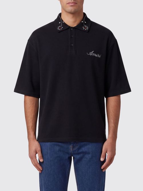 Polo Shirt Men color Black