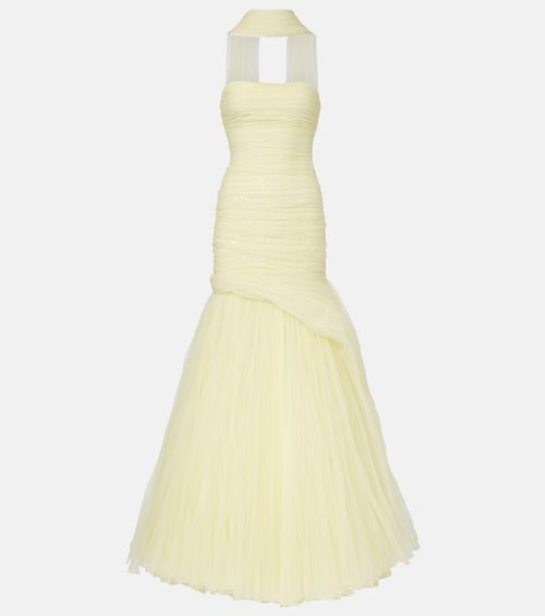 Tulle bustier gown