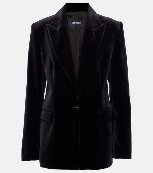 Azura cotton velvet blazer