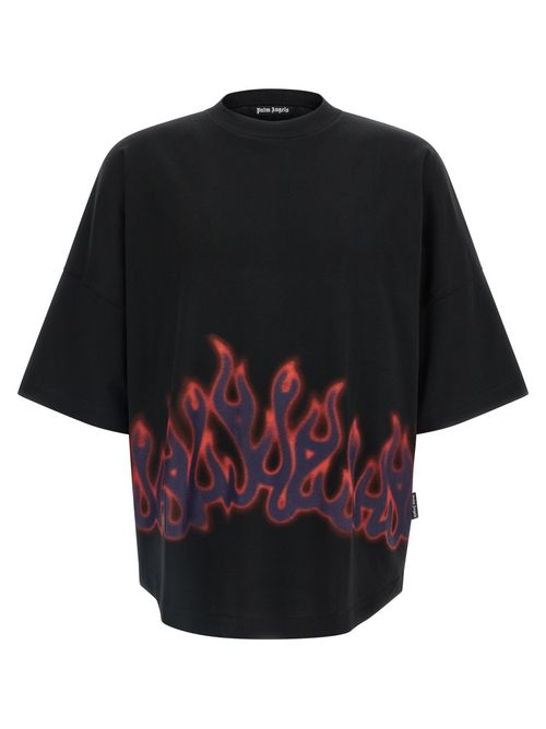 Flames T-Shirt — Black