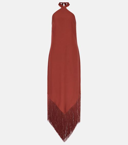 Nina crêpe cady maxi dress