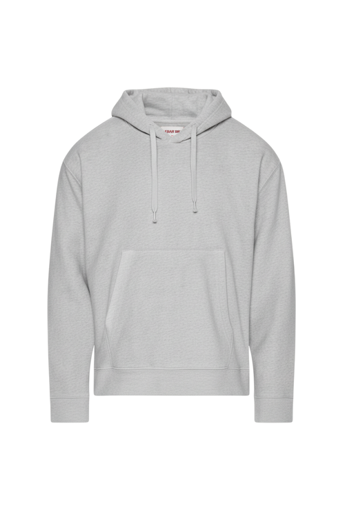 Cotton-Blend Hoodie — Gray
