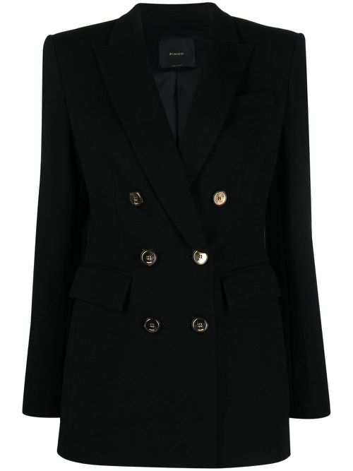 Double-breasted blazer - Black