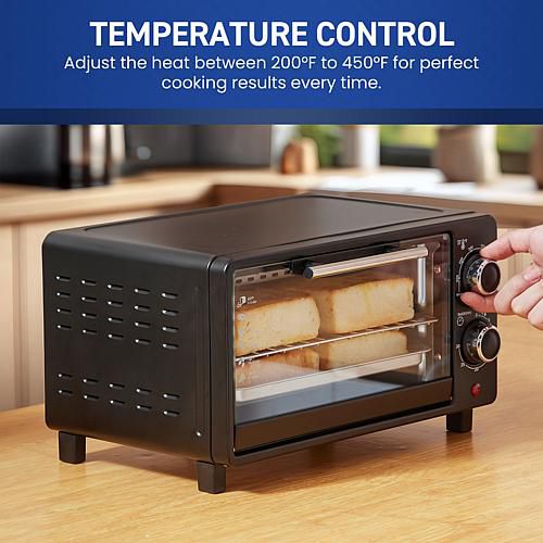 Elite Cuisine 4-Slice 9.5Qt. Toaster Oven Broiler