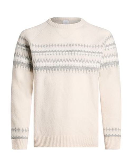 Platinum Man Sweater Light grey Size L Cashmere, Silk, Polyester