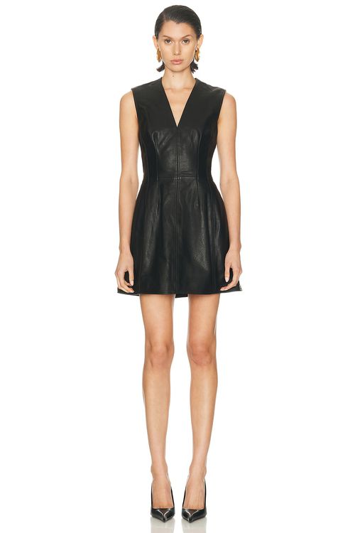 SIMKHAI Juliette Mini Dress in Black - Black. 6 also