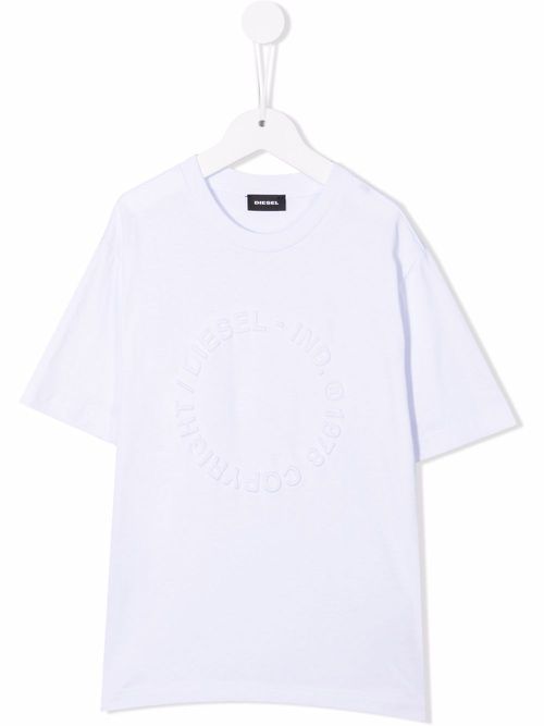Embossed logo t-shirt - White