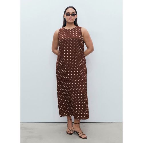 MANGO POLKA DOT MIDI DRE