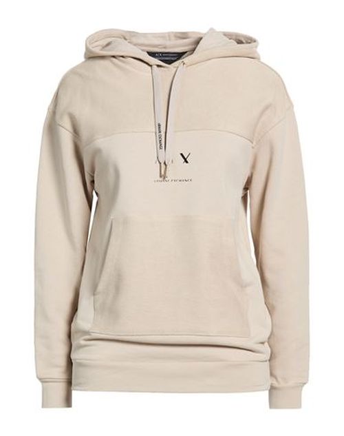 Woman Sweatshirt Beige Size S Cotton