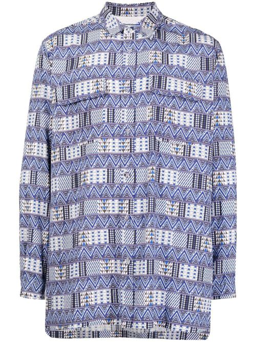 Patterned shirt - Blue