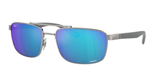 Ray-Ban RB3737CH Chromance Polarized 004/A1 Men's Sunglasses Gunmetal Size 60