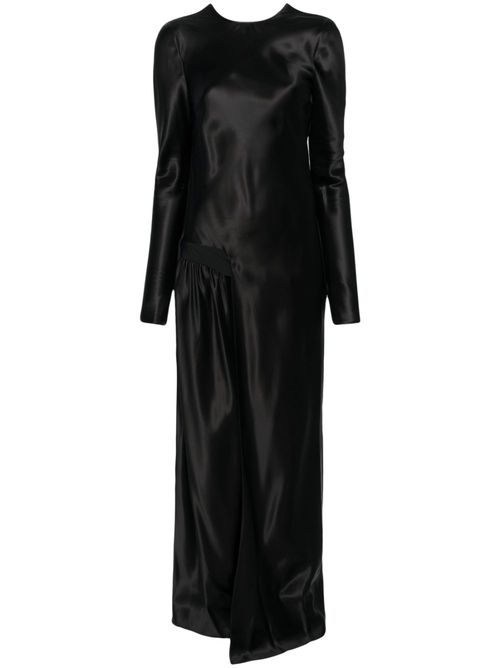 Palladium satin maxi dress - Black