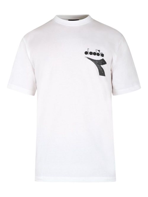Diadora Junior logo-print T-shirt - White