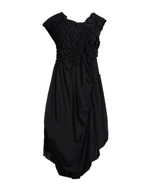 Woman Midi dress Black Size 6 Nylon, Elastane