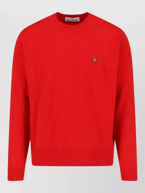 Vivienne Westwood - knit sweater crew neck ribbed cuffs he