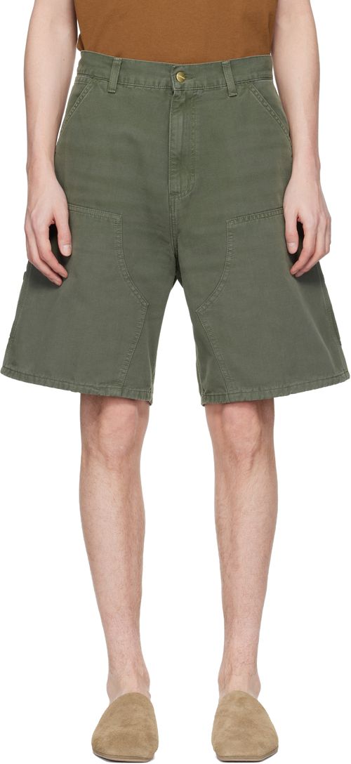 Green Double Knee Shorts