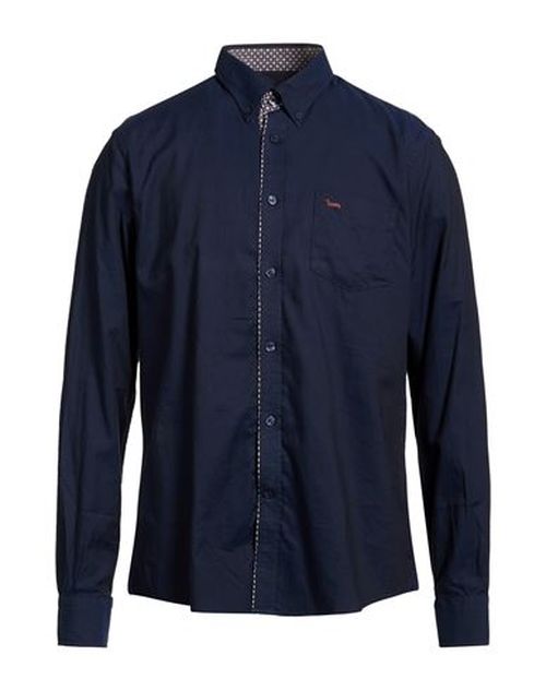Man Shirt Midnight blue Size XL Cotton