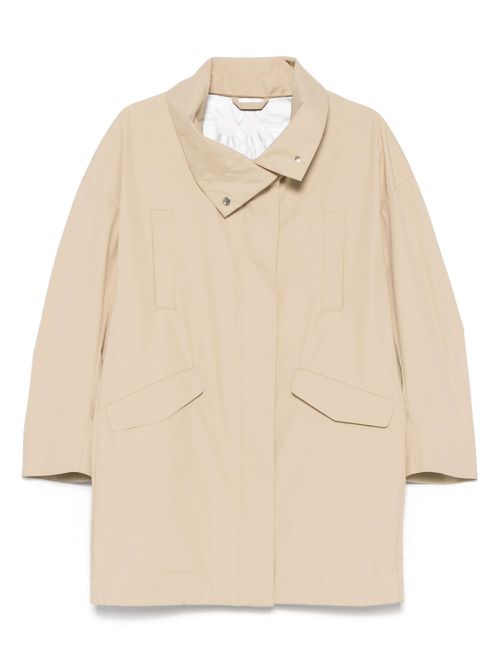 OOF WEAR stand-up collar coat - Neutrals