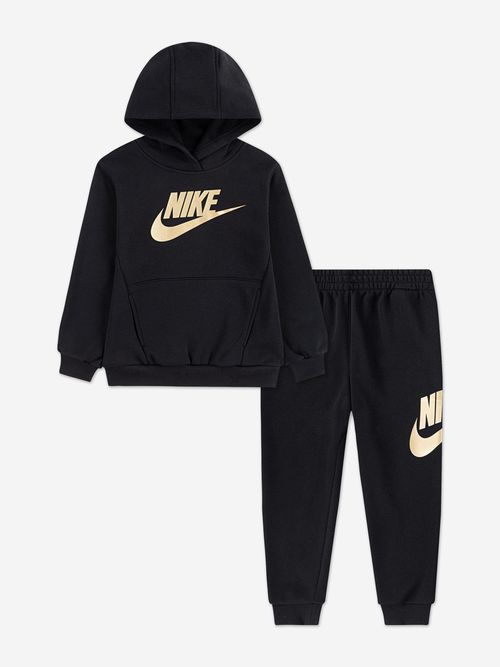 Kids Club Fleece Tracksuit in Black