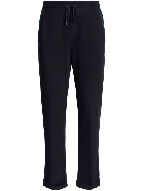 Greca-trimmed track pants - Blue