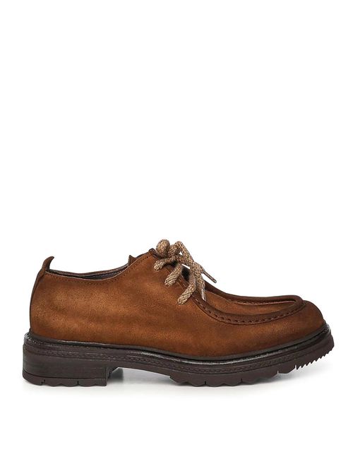 Jean Suede Lace-Up Shoe