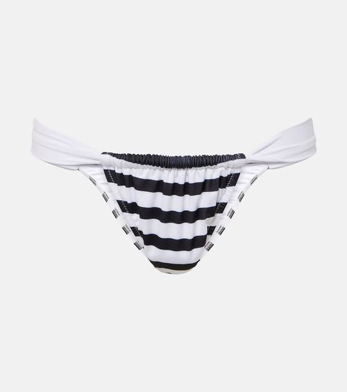 Striped bikini bottom