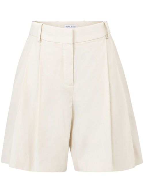 Pleated shorts - Neutrals