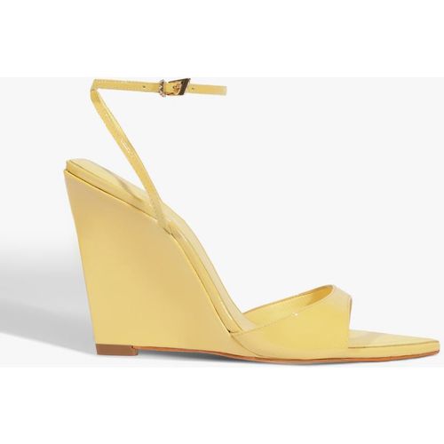 Elodie Wedge Patent Sandal - 11 / New Yellow / Patent