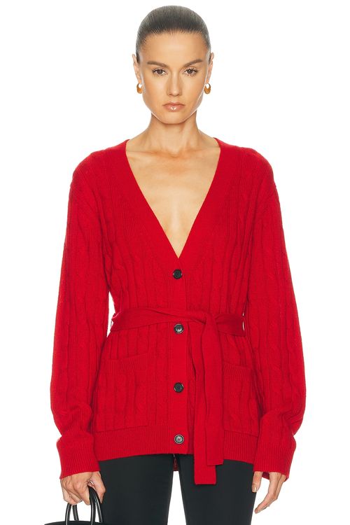 NILI LOTAN STRICK TIRZA in Tiefrot - Red. L also in M