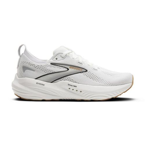 Women's Glycerin 22 Running Shoes 6 Regular White/Grey Heather/Black