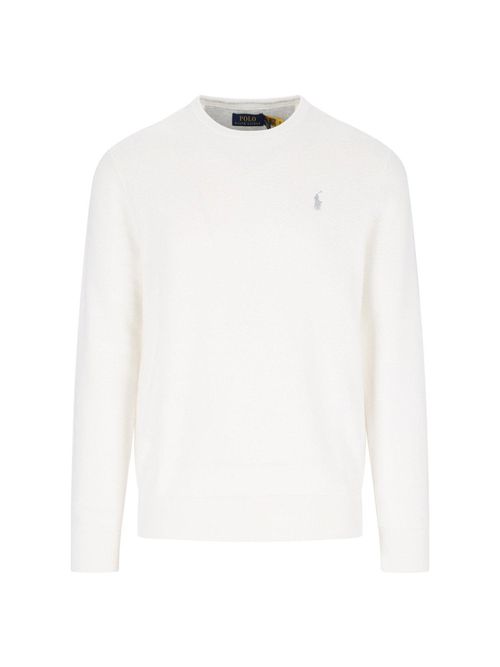 Pony Embroidered Crewneck Knitted Jumper