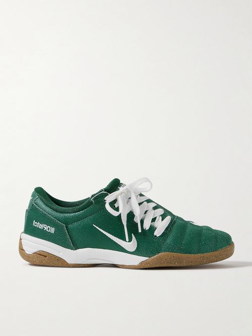 Total 90 Cracked-leather Sneakers - Green